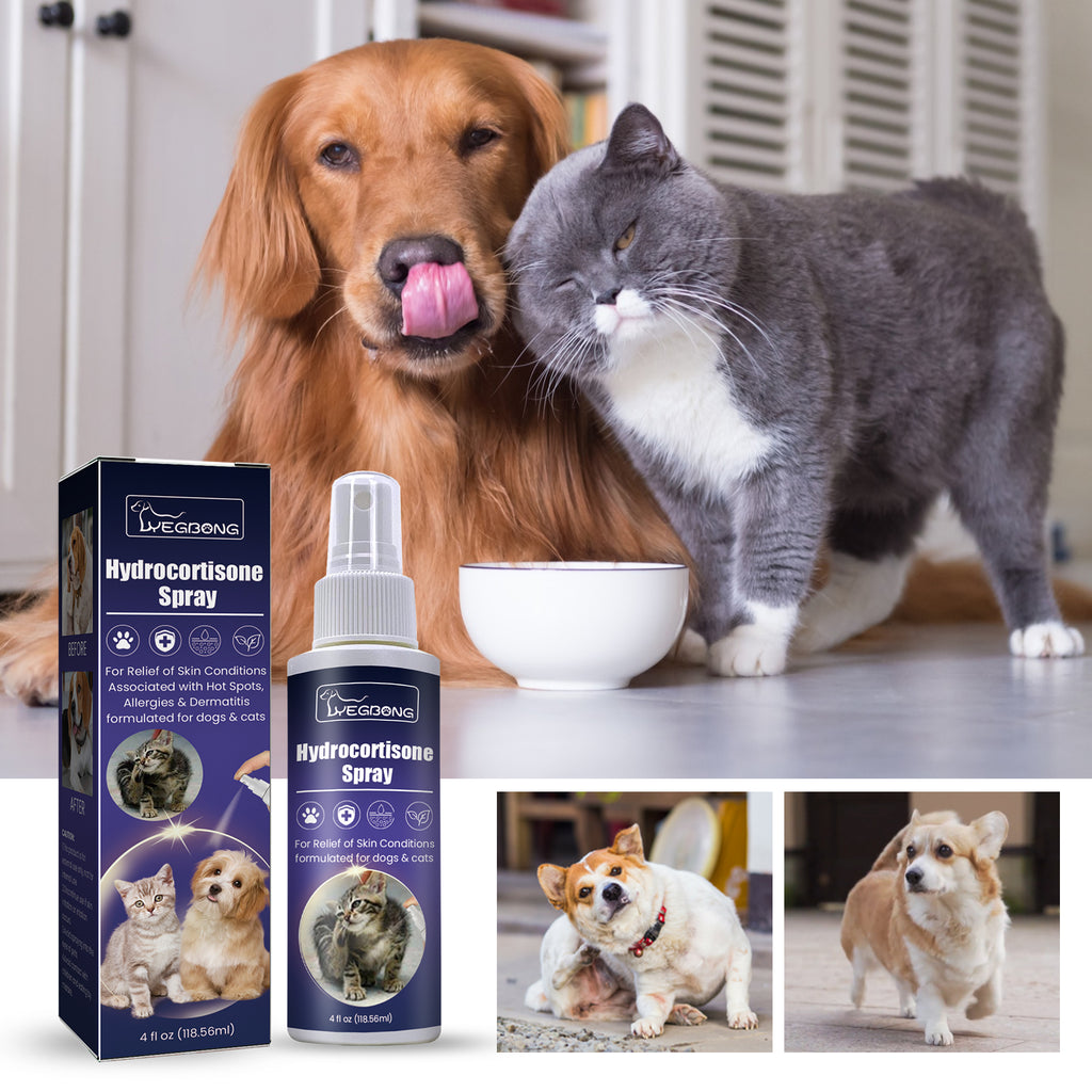 Pet Anti-Itch Spray, Pet Universal Cleaning And Soothing Skin Fur For Anti-Mite Anti-Bug Anti-Itch Spray