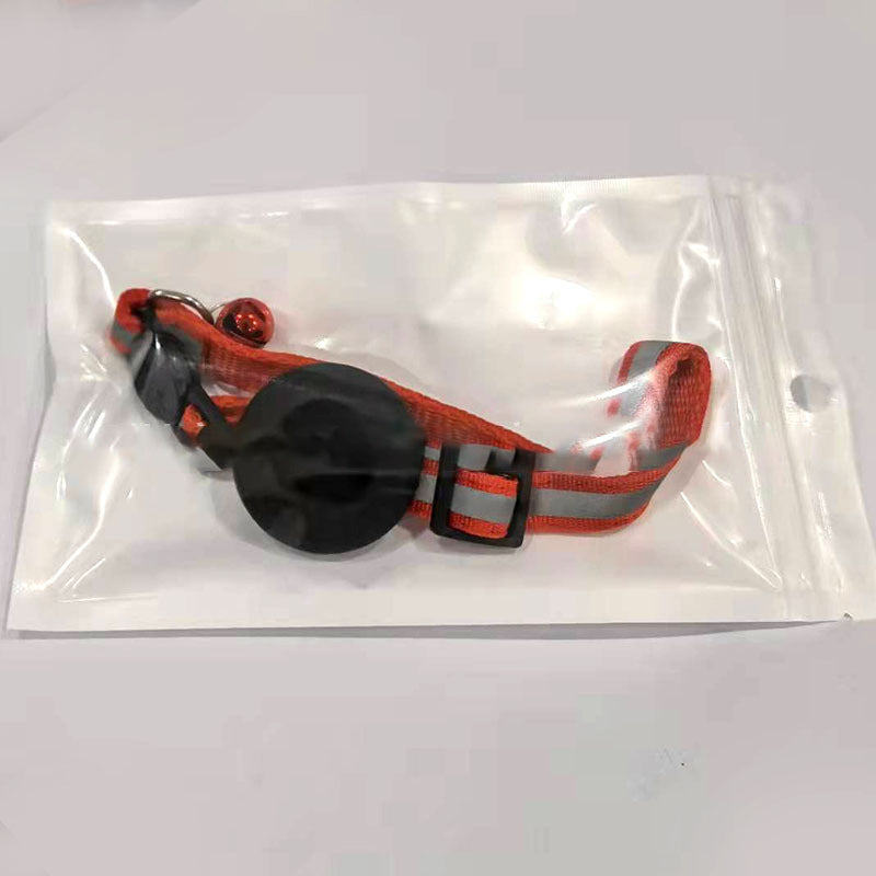 Airtag Cat Collar Airtag Pet Collar With Bell Airtag Reflective Collar
