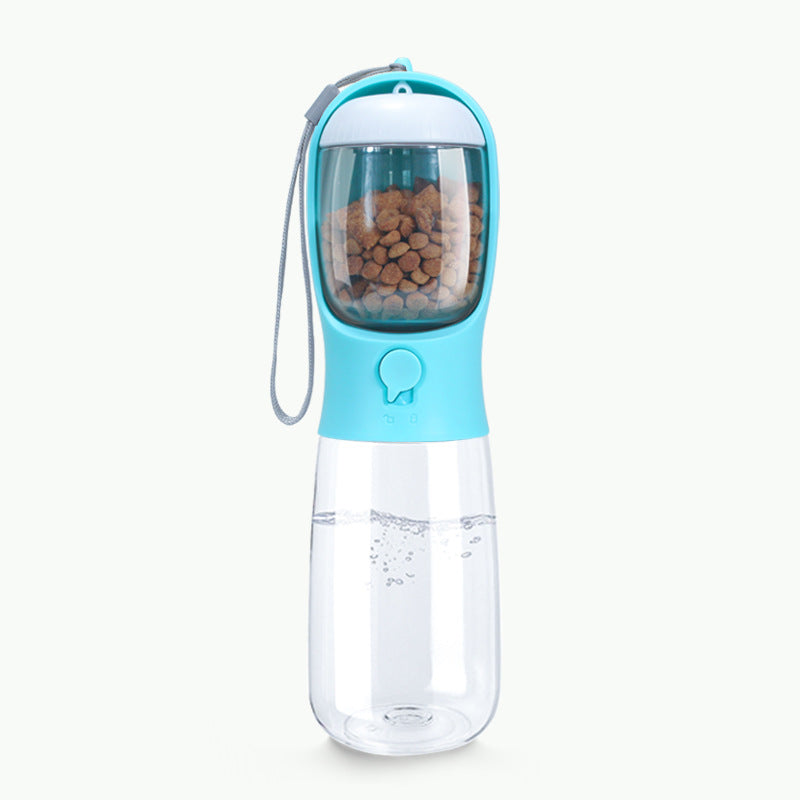 Pet dual-use cup pet accompanying cat and dog outdoor portable water cup dog drinking fountain
