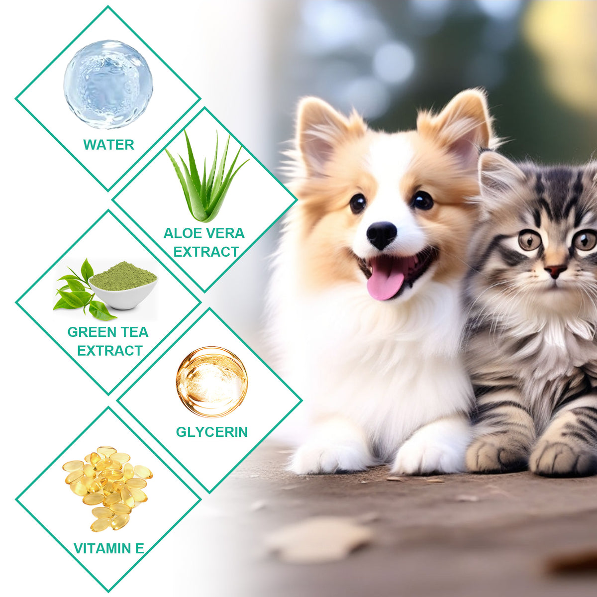 Pet Ear Cleaner Finger Wipes, Gently Clean Pet Ear Mites Ear Dirt Eye Dirt Feet Deodorize To Remove Odor